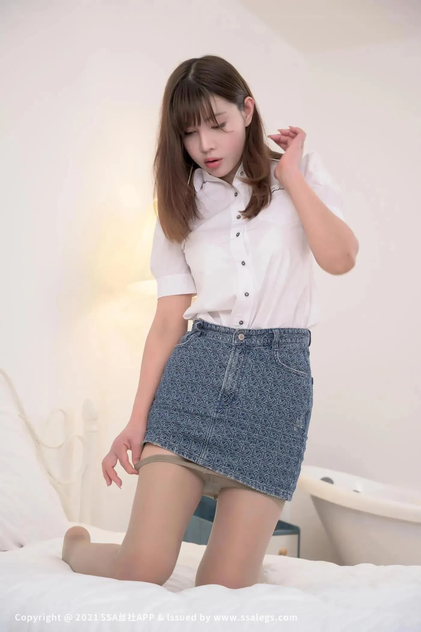 [SSA丝社]超清写真 NO.751 模特小露的灰丝袜美足（下） [82P]插图9